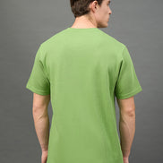 Green Solid T-Shirt