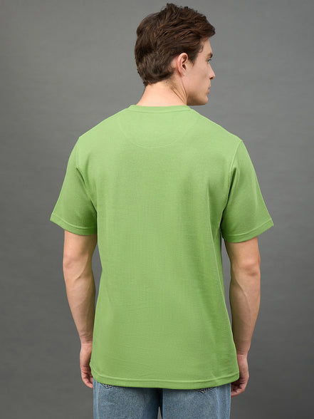Green Solid T-Shirt