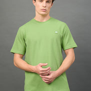 Green Solid T-Shirt