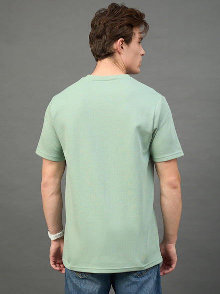 Light Green Solid T-Shirt