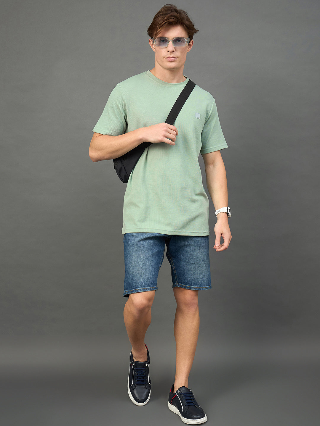 Light Green Solid T-Shirt