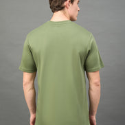 Olive Printed T-Shirt