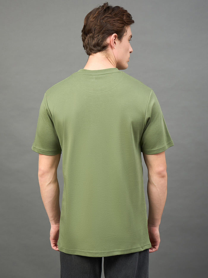 Olive Printed T-Shirt