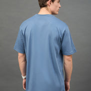 Blue Printed T-Shirt