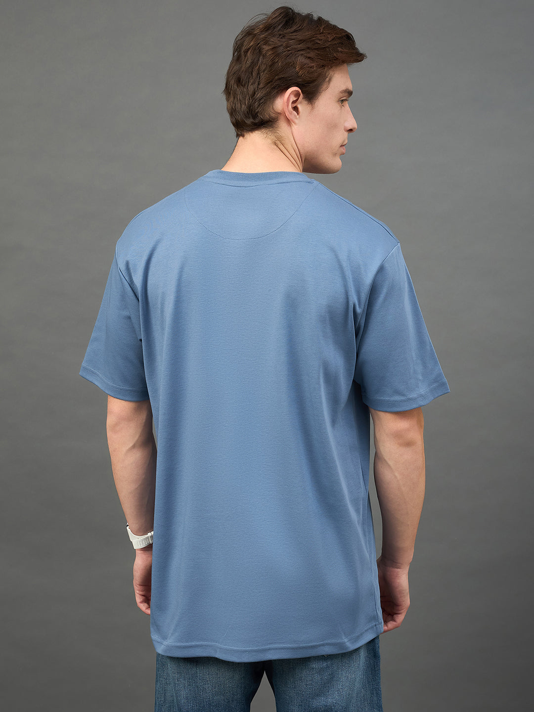 Blue Printed T-Shirt