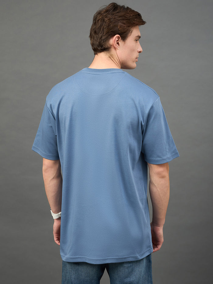 Blue Printed T-Shirt