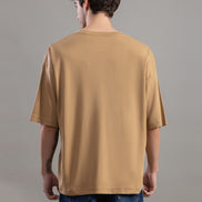 Courage Journey Embroidered Oversized T-Shirt For Men