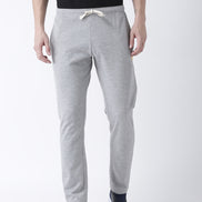 Grey Solid Track Pant