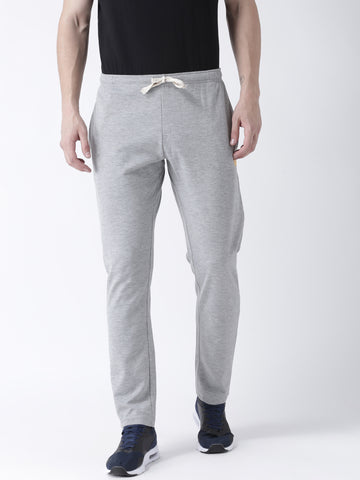 Grey Solid Track Pant