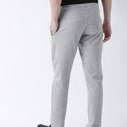 Grey Solid Track Pant