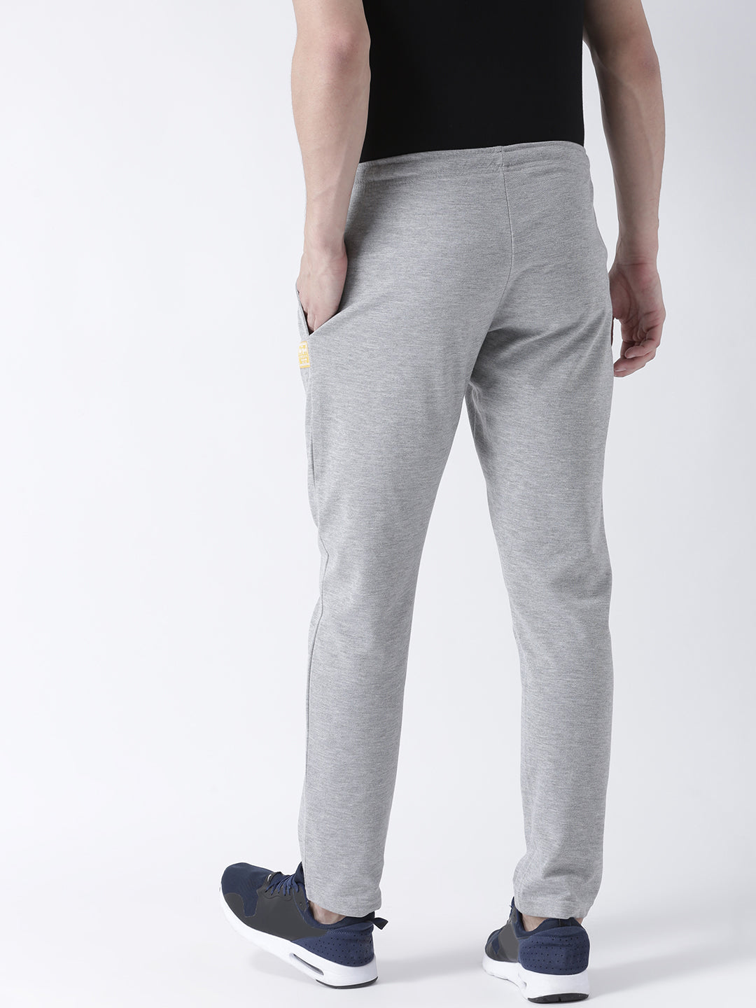 Grey Solid Track Pant