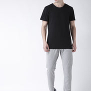 Grey Solid Track Pant