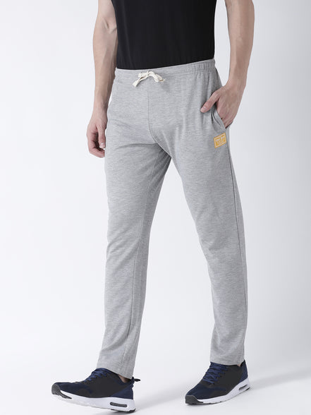 Grey Solid Track Pant