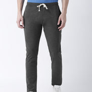 Charcoal Solid Track Pant