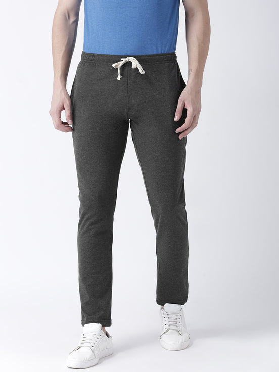 Charcoal Solid Track Pant