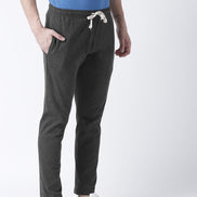 Charcoal Solid Track Pant