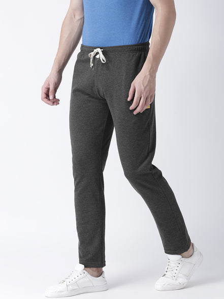 Charcoal Solid Track Pant