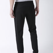Black Solid Track Pant