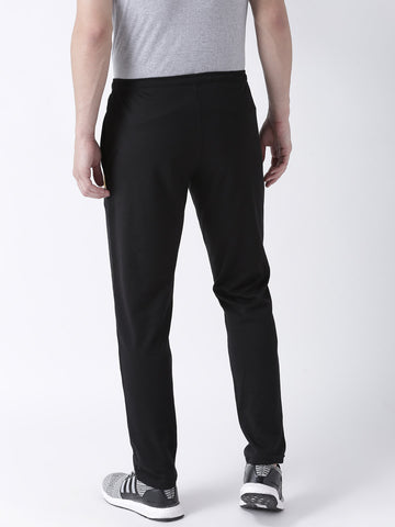 Black Solid Track Pant