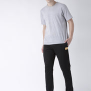 Black Solid Track Pant