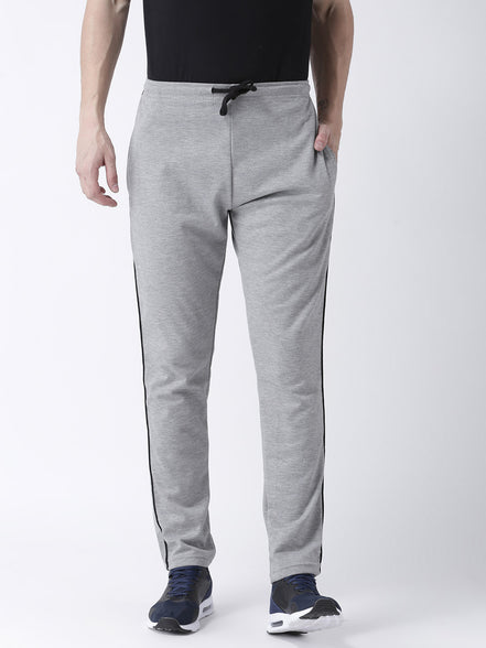 Grey Solid Track Pant
