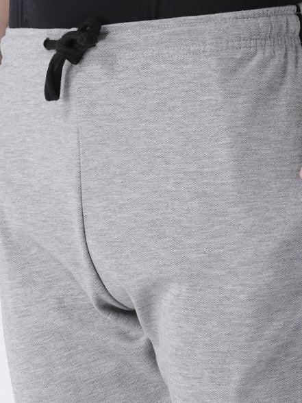 Grey Solid Track Pant