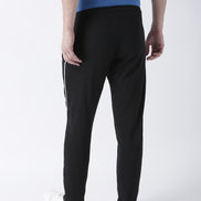 Black Solid Track Pant