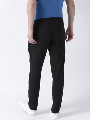 Black Solid Track Pant