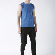 Black Solid Track Pant