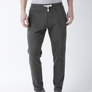 Grey Solid Track Pant