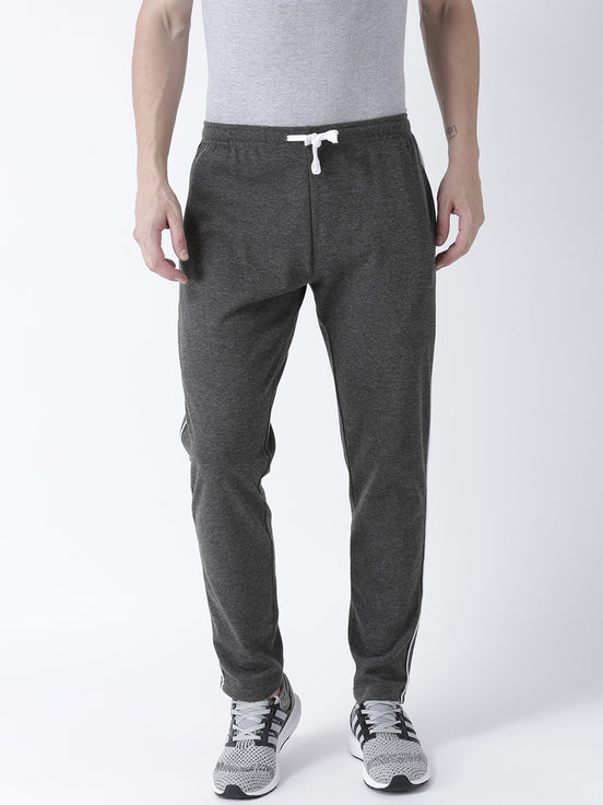 Grey Solid Track Pant