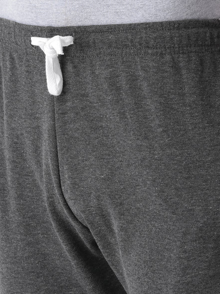 Grey Solid Track Pant