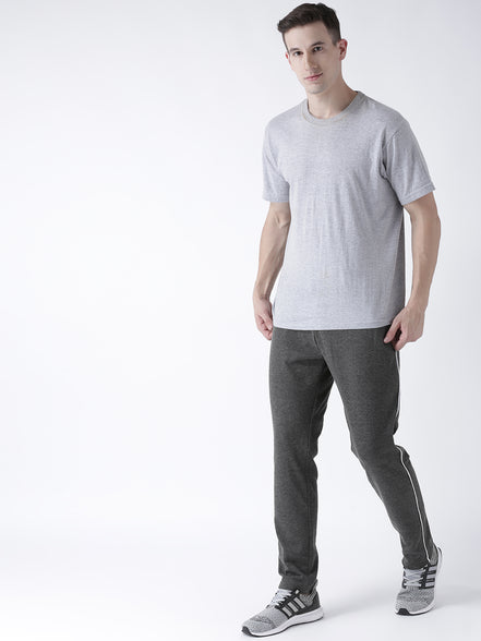 Grey Solid Track Pant