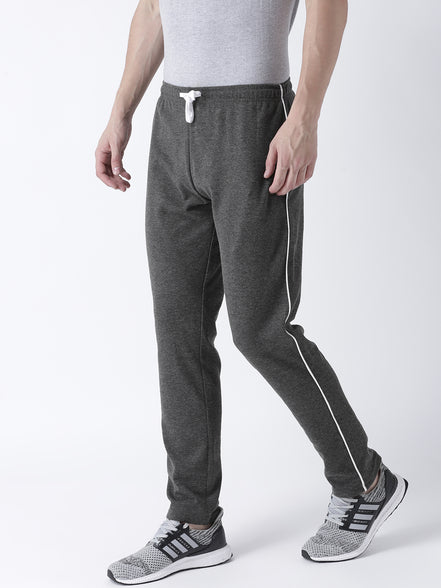 Grey Solid Track Pant