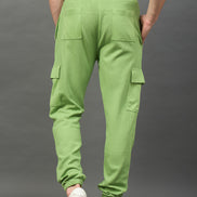 Green Solid Jogger