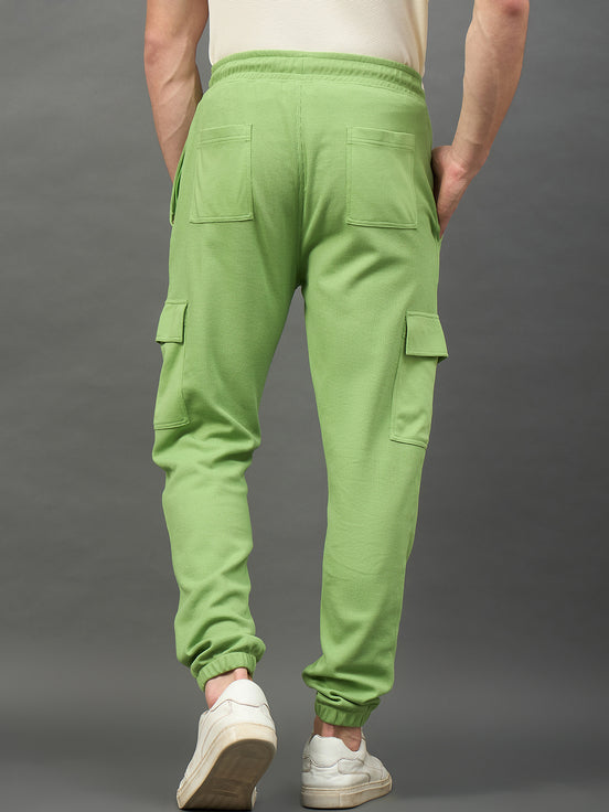 Green Solid Jogger