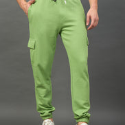 Green Solid Jogger