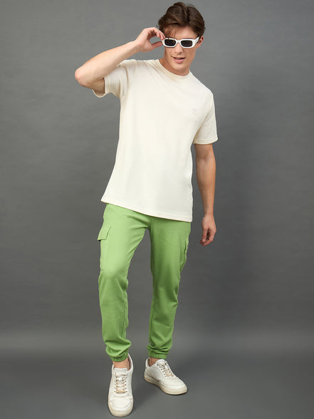 Green Solid Jogger