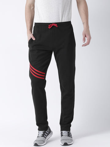 Navy Black Solid Track Pant