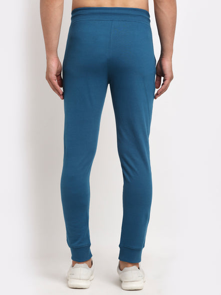 Teal Printed Track Pant