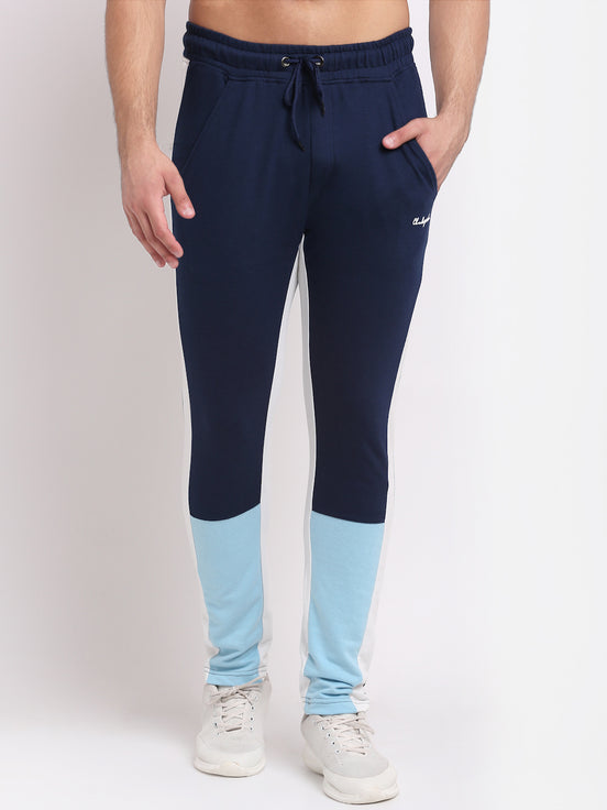 Light Blue Printed Track Pant