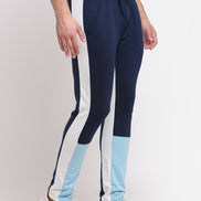 Light Blue Printed Track Pant