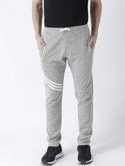 Grey Striped Track Pant