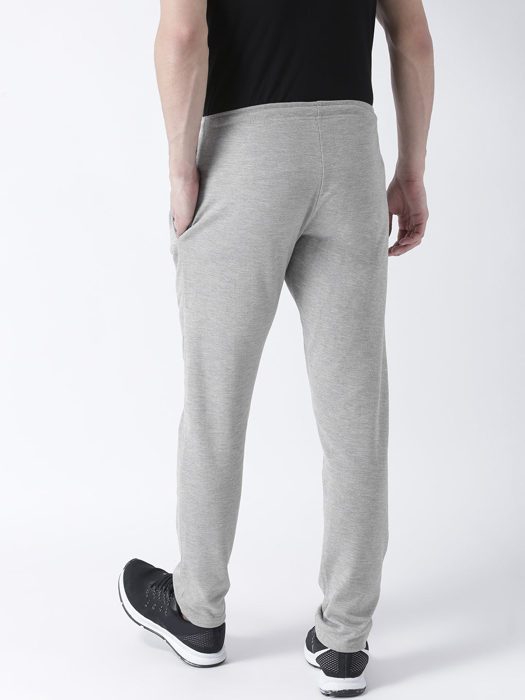 Grey Striped Track Pant