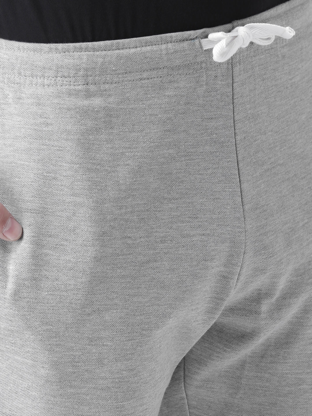 Grey Striped Track Pant
