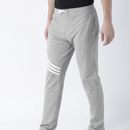 Grey Striped Track Pant