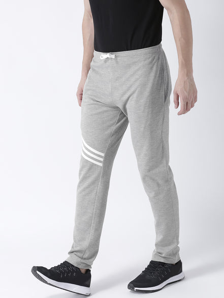 Grey Striped Track Pant