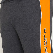Anthra Melange Colorblocked Plus Size Track Pant