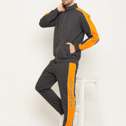Anthra Melange Colorblocked Track Pant