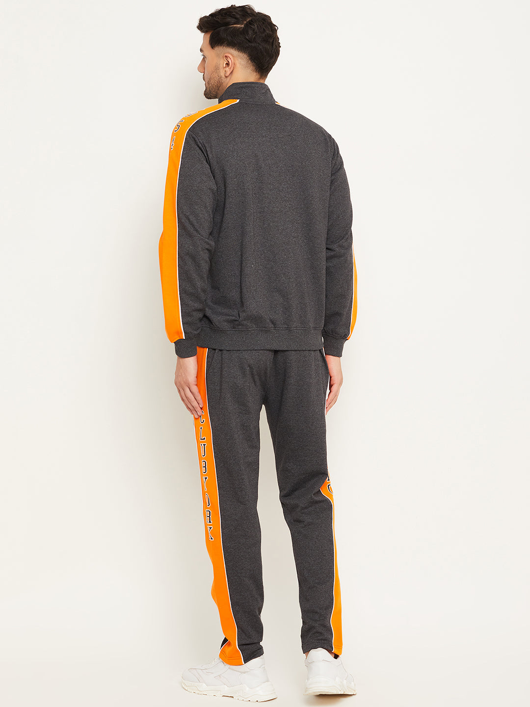 Anthra Melange Colorblocked Track Pant